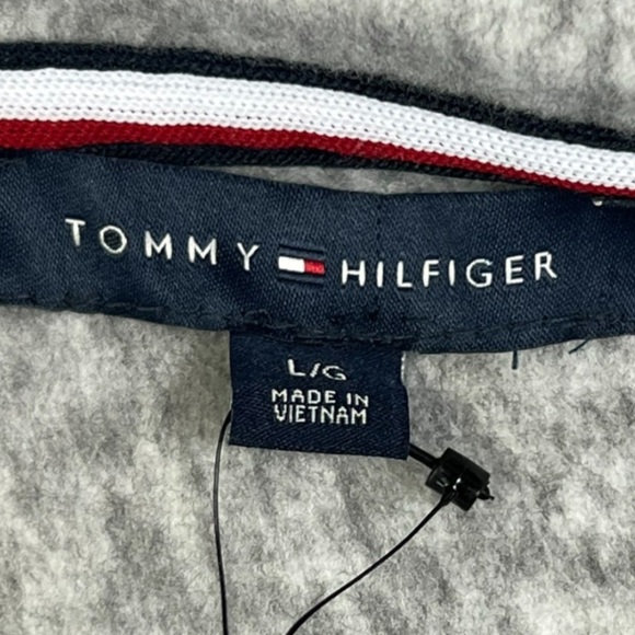 NWT Tommy Hilfiger Women’s Zip Up Hooded Cardigan, Gray or Off White Sz Lg - Picture 4 of 16